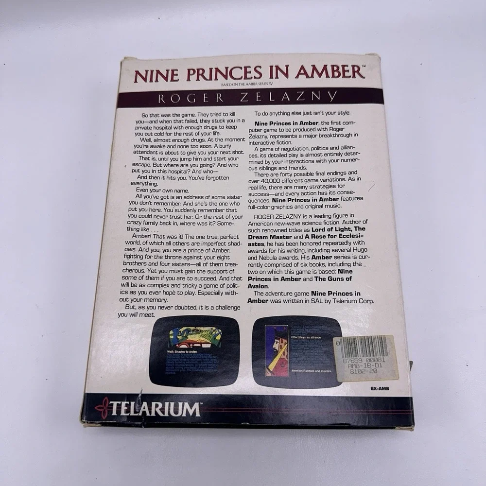 Nine Princes in Amber Telarium IBM PC 5.25